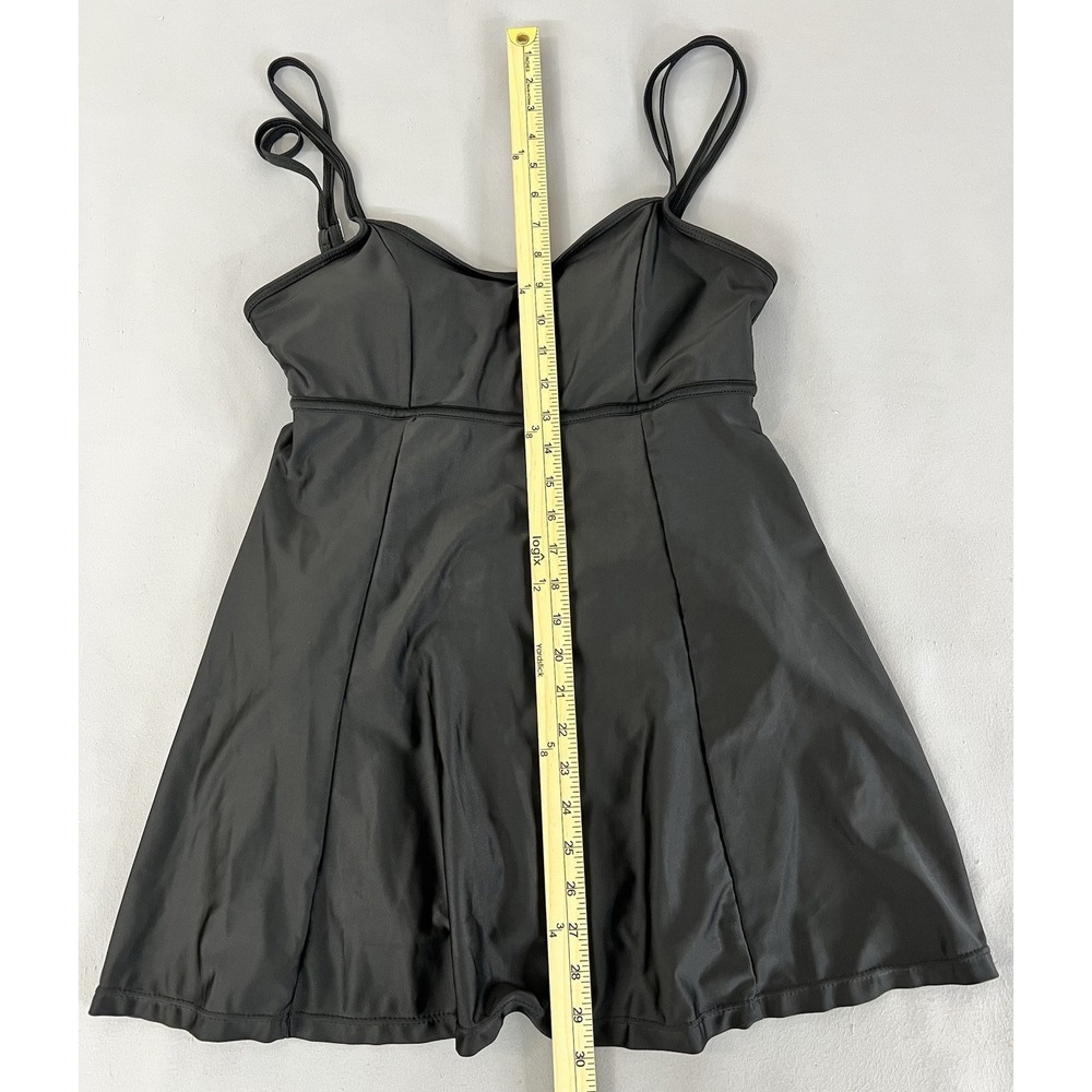 Danify Swim Dress Black Swimsuit Skirted One Piece Size 44 Modest - Picture 5 of 11